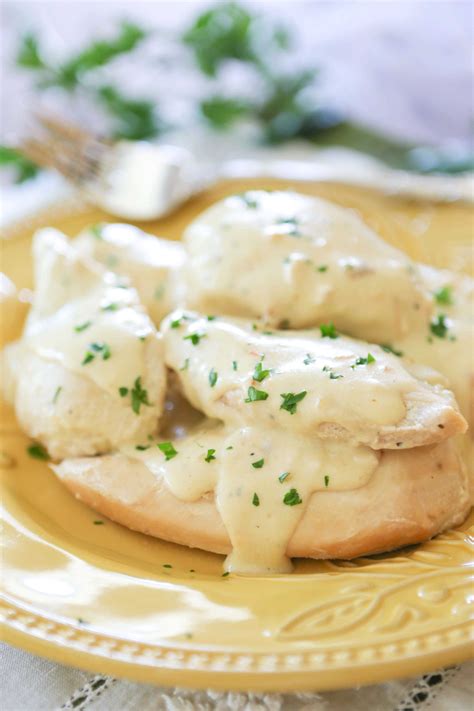 Simple Slow Cooker Cream Cheese Chicken - White Apron Blog