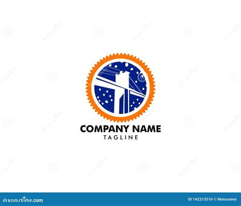 Brooklyn Bridge logo stock vector. Illustration of skyscraper - 142313516