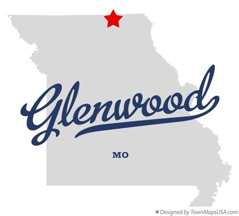 Map of Glenwood, MO, Missouri