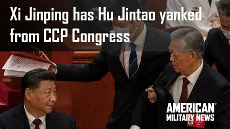 Hu Jintao forcibly yanked from CCP Congress, Xi Jinping stares him down