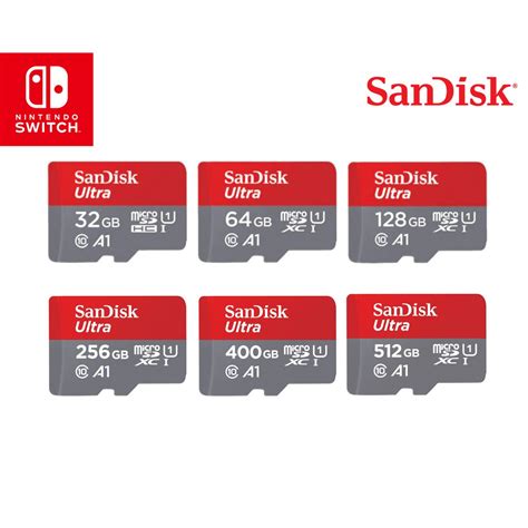 SanDisk Nintendo Switch Micro SD Memory Card 128GB/256GB/512GB SDXC For Nintendo Switch | Shopee ...