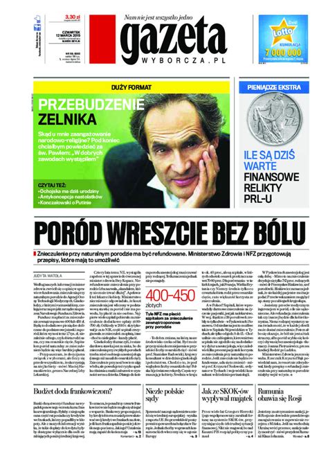 Gazeta Wyborcza - Warszawa - e-wydanie – 59/2015 - Kiosk online ...