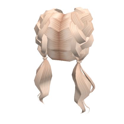 Blonde Braided Ponys - Roblox Blonde Hair Roblox, Brown Hair Roblox ...