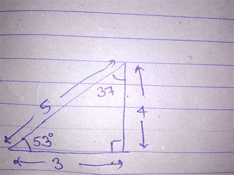 Write and in a right angle triangle one of the acute angle measure 53 degree find the measure of ...