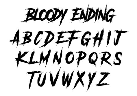 Horror Alphabet SVG, Horror SVG Alphabet, Horror Font SVG, Alphabet Svg, Instant Download ...