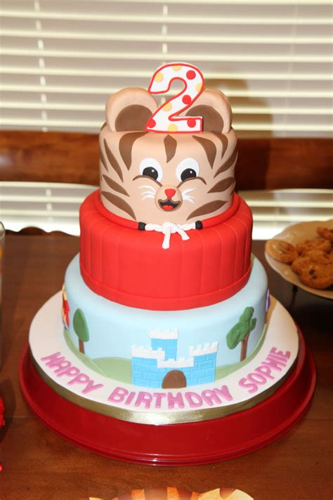 Daniel Tiger Birthday Cake