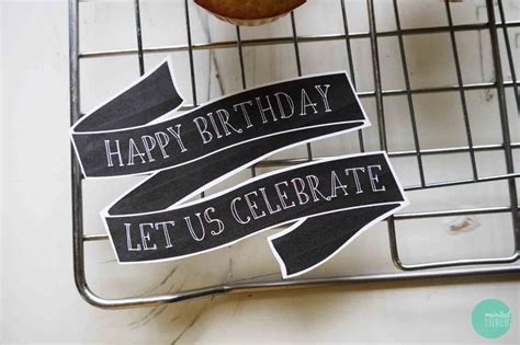 Free Printable: Birthday Cake Banner | Kuchen banner, Banner drucken, Kostenlose druckvorlagen