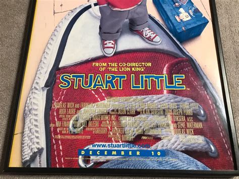 Framed Vintage Stuart Little Movie Poster 28 X 41