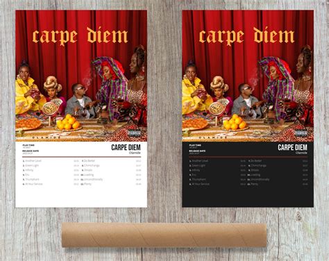 Olamide Carpe Diem Album Cover Poster for Home Wall Art - Etsy