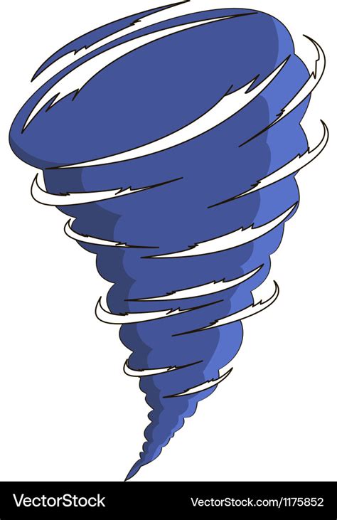 Cartoon tornado Royalty Free Vector Image - VectorStock