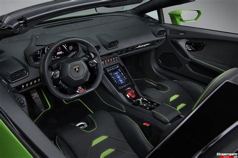 29 verde selvans lamborghini huracan evo spyder interior - SSsupersports