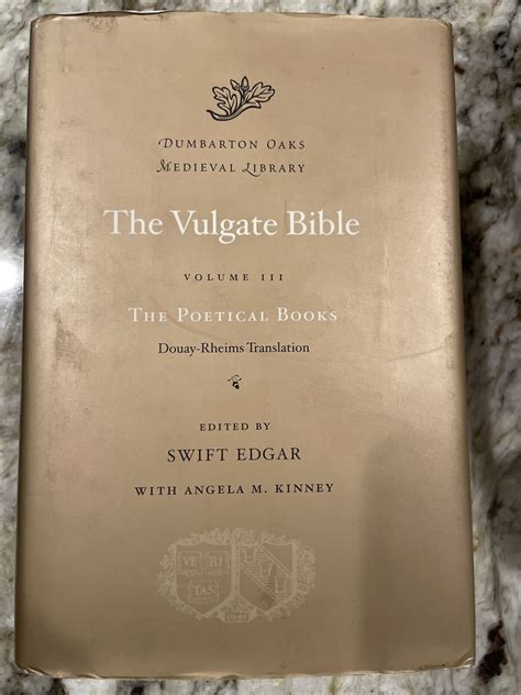 The Vulgate Bible, Volume III: The Poetical Books: Douay-Rheims Tran - GOOD 9780674996687 | eBay