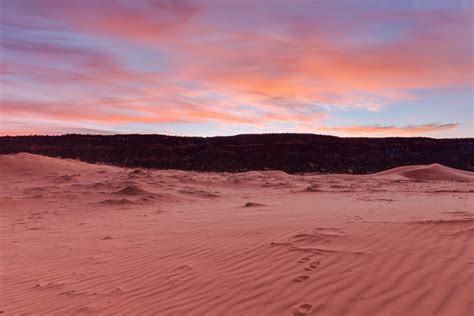 Coral Pink Sand Dunes sunrise