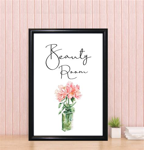 BEAUTY ROOM Beauty Salon Wall Art PRINTABLE Digital Instant | Etsy