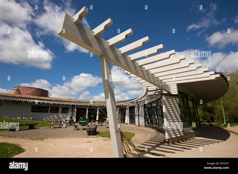 UK, England, Shropshire, Craven Arms, Shropshire Hills Discovery Centre, exterior Stock Photo ...