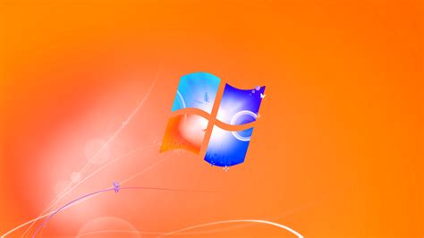 Orange Windows Logo Wallpaper - HD Wallpapers