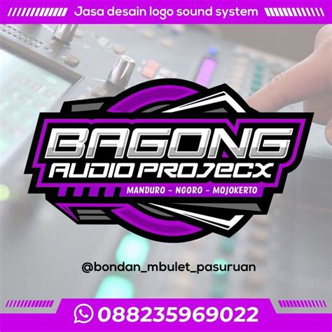 LOGO SOUND SYSTEM BAGING AUDIO | Desain logo, Desain decal, Desain