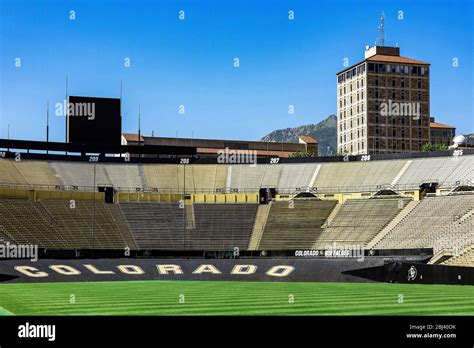 Folsom Field Football stadium at the University of Colorado Stock Photo ...