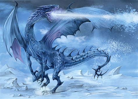 Fantasy Ice Dragons Cool . Ice dragon, Fantasy dragon, Dragon artwork ...