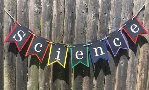 Science Classroom Decor Banner Back to School Teacher Sign - Etsy