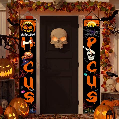 Halloween Decorations Porch Sign Set