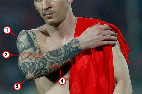 Lionel Messi tattoo: What the Barcelona star's ink-work really means All Black Tattoos, Tattoos ...