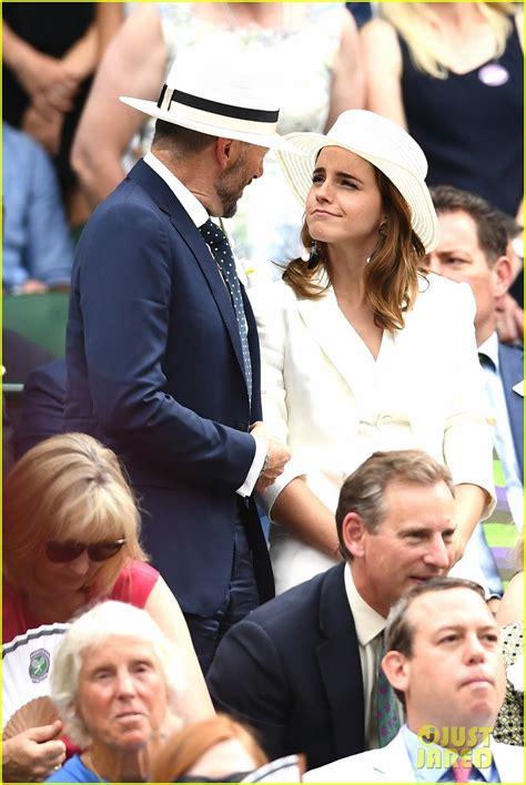 Photo: emma watson and joe alwyn look sharp at wimbledon 20182 13 | Photo 4114437 | Just Jared ...