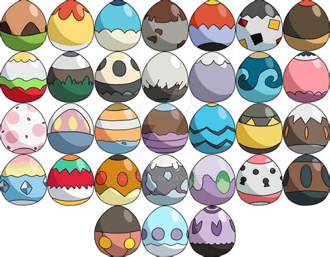 Kalos Region - Eggs by Tails19950 on DeviantArt