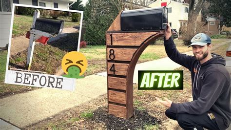 Build a Custom Mailbox | How to build a mailbox and install a mailbox post the RIGHT way - YouTube