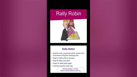 Rally Robin & Round Robin | Kagan Cooperative Learning - YouTube