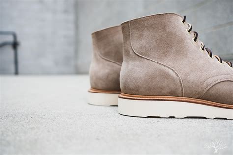 Viberg Service Boot - Mole Calf Suede on Vibram Christy Sole - Withered Fig