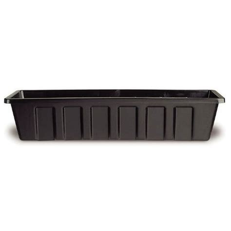 Polypro Plastic Flower Box Liner, 24" Black - Walmart.com - Walmart.com