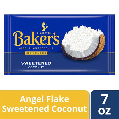 Baker's Coconut Angel Flakes, Sweetened, 7 oz Bag - Walmart.com - Walmart.com