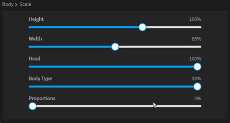 Normal Roblox Avatar Scale - Mm3 Value List