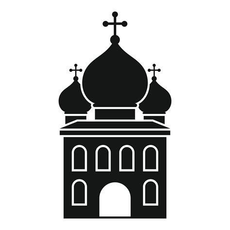 Orthodox church icon, simple style 14552986 Vector Art at Vecteezy