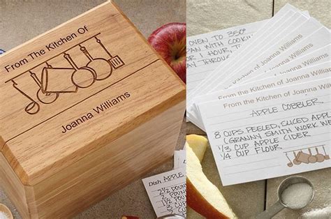 Giveaway: Personalized Recipe Box and Recipe Cards - Steamy Kitchen Recipes