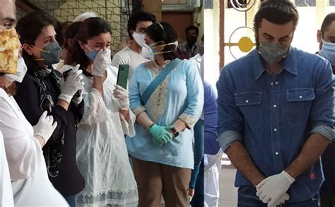 Rishi Kapoor Funeral Pics & Videos: Alia, Ranbir pay their last respects