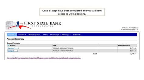 Online Banking Help - First State Bank Shallowater