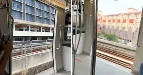 Viral Video Shows LRT Doors Stay Wide Open While Speeding Past Ara Damansara