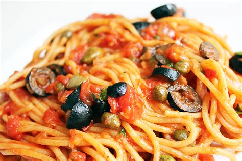 Vegan Spaghetti Alla Puttanesca - Cheap And Cheerful Cooking