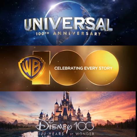 Hundred Anniversary of Disney Universal Studio WB by Yingcartoonman on ...