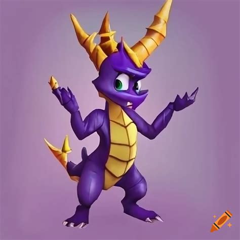 Spyro cosplaying as kingdom hearts character