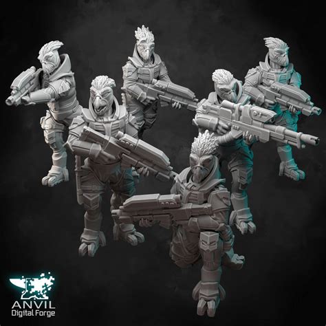 Anvil Industry: SCI-FI AVIAN INFANTRY (DIGITAL) – Brückenkopf-Online.com – das Tabletop-Hobby Portal