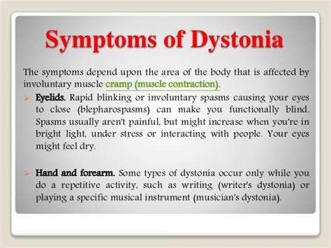 Dystonia: Causes, Types, Symptoms, and Treatments