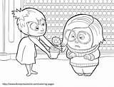 Inside Out Characters Coloring Pages sketch template