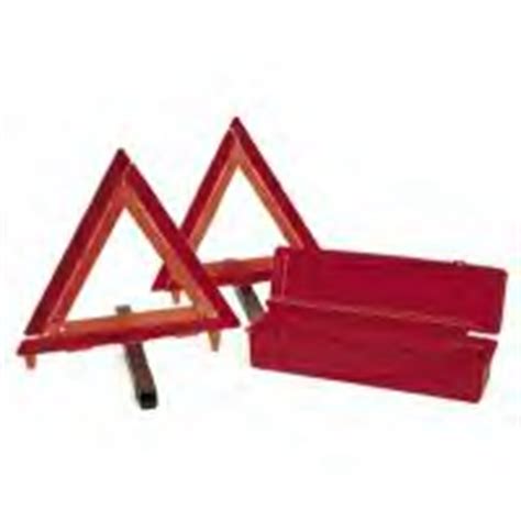 Set of 3 Reflective Emergency Triangles, Emergency Triangles