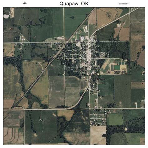 Aerial Photography Map of Quapaw, OK Oklahoma