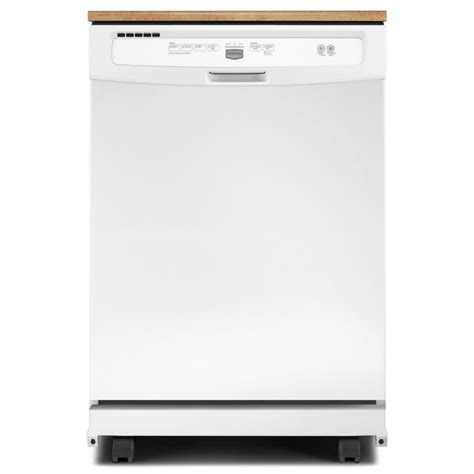 Shop Maytag 24.125-in 64-Decibel Portable Dishwasher (White) at Lowes.com