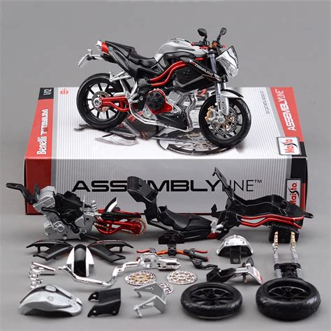 Maisto 1:12 TNT Titanium Motorcycle Model Kit 1:12 scale metal diecast ...