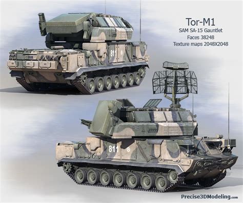 Russian Tor-M1 (NATO codename: SA-15 Gauntlet) Mobile SAM system